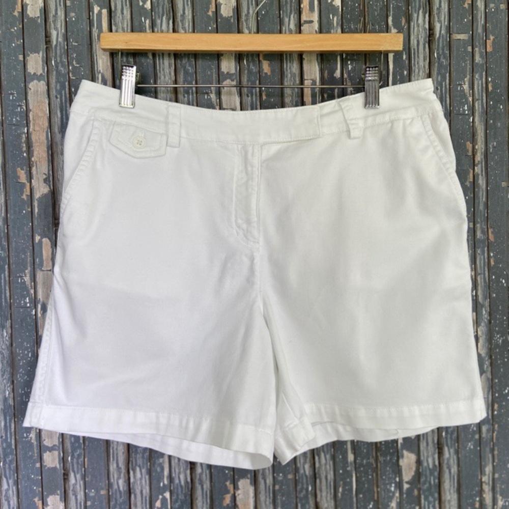 Jones New York Sport white shorts